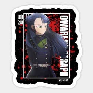 Shigure Yukimi - Owari no Seraph Sticker